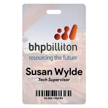 Image of 250 Promotional Digital ID Credential Badge - Styrene & USA Made