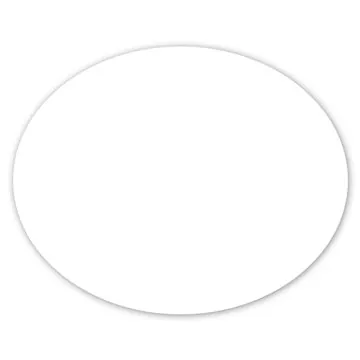 Image of 24 Promotional Car Sign Oval Magnet 5 x 4 - Removable & Reusable