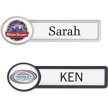 Pittsburgh Reusable Badge: Oval - Domed Decal & Magnetic
