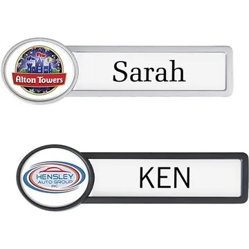 Image of 25 Customized Pittsburgh Reusable Badge: Oval - Domed Decal & ...