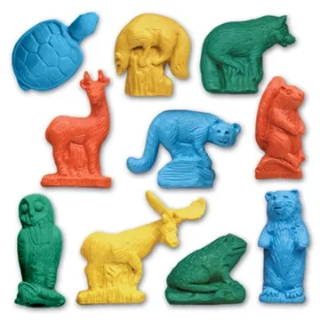 Pencil-Top Eraser Woodland Creatures Collection - Made in USA