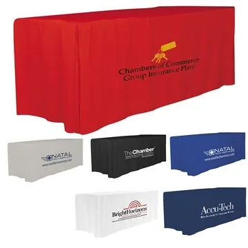 Image of 1 Customized "OMAHA EIGHT" 4-Sided Fitted Style Table Covers & ...