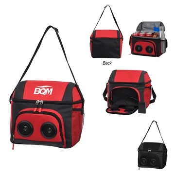 Image of 10 Promotional Intermission Cooler Bag With Speakers - Bluetooth ...