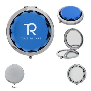 Image of 100 Customized Jeweled Compact Mirror - Dual Magnification