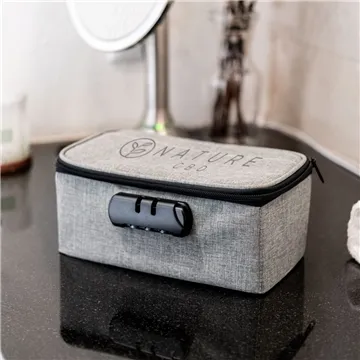 25 Customized Heathered Stash Bag With Lock - Smell Proof & ...