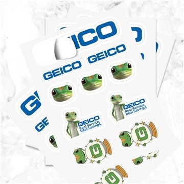 8 x 6 Sticker Sheets - Moisture Resistant