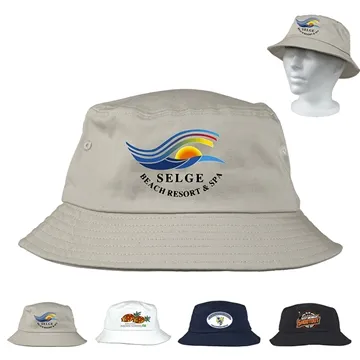 Image of 25 Promotional "SHADY" Full Color Imprint Cotton Bucket Hat - ...