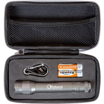 Image of 25 Customized 2AA Aluminum Matrix Flashlight with Cree LEDs in ...