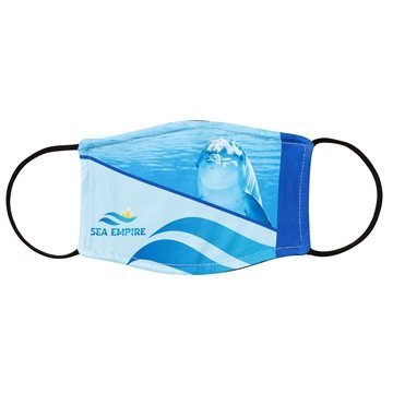 Edge I Borderless 3-Layer Mask - Cotton Spandex & Machine Washable