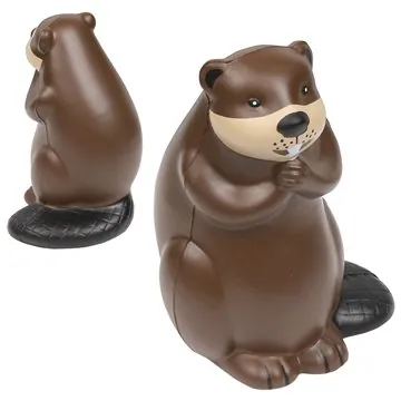 Image of 100 Promotional Beaver - Stress Reliever - Polyurethane