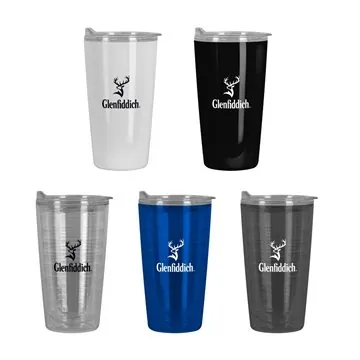 Image of 60 Promotional KALAHARI 16 oz Double Wall Tritan Verano Tumbler ...