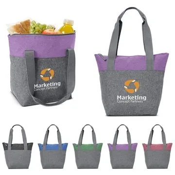 Image of 50 Custom Adventure Lunch Cooler Tote Bag - 9-Can Capacity