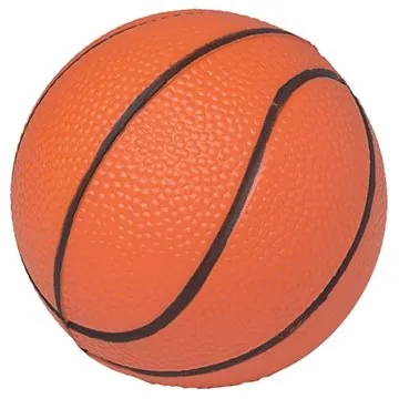 Image of 150 Custom 4.5" Basketball Stress Reliever - Squeezable