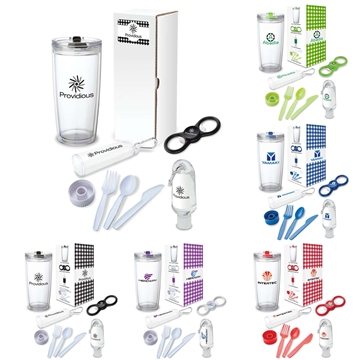 Excursion 4-Piece Picnic Gift Set - Insulated Tumbler & Utensils
