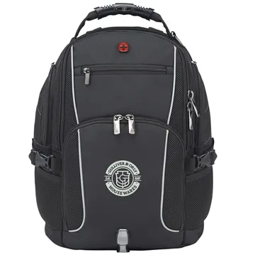 Image of 3 Custom Wenger Pro II 15" Computer Backpack - RPET & RFID ...