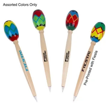 Image of 288 Customized Maraca Pen - Musical & Wooden