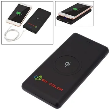 Image of 5 Customized UL Certified Qi Ring Wireless Charger & Power Bank - ...
