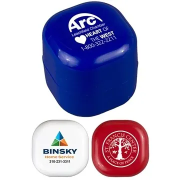 Image of 250 Custom "Sofia" Cube Shaped Vanilla Scented Lip Moisturizer - ...