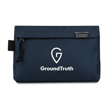 Image of 50 Promotional Renew AWARE rPET Zippered Pouch - Recycled Material