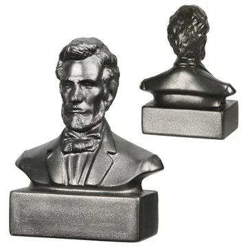 Image of 100 Customized Abraham Lincoln Bust - Stress Reliever