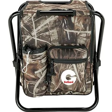 Image of 6 Promotional Greenwood 24-Can Camo Cooler Chair - Foldable & ...