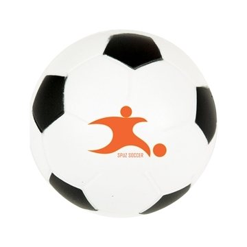 Image of 100 Promotional Soccer Ball Shape Stress Ball - Polyurethane