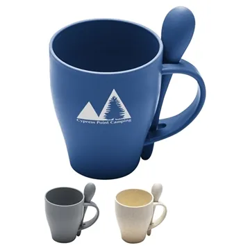 Image of 300 Custom 12 oz Harvest Spooner Mug - Plant Based & BPA Free