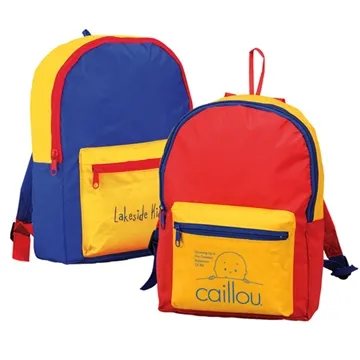 Image of 100 Promotional Kid's Backpack - Nylon & Padded Straps