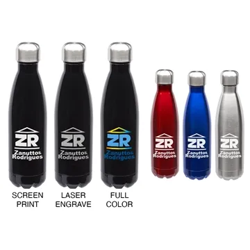 Image of 100 Customized 17oz Insulated Bottle - Vacuum Insulated & BPA Free