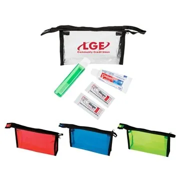 Image of 100 Custom Dental Travel Kit - Vinyl Case