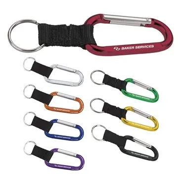 Image of 250 Custom Anodized Carabiner 8mm - Aluminum