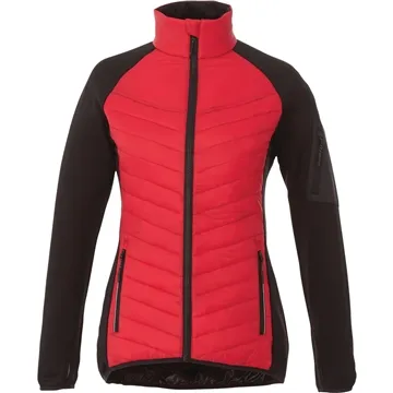 12 Promotional Women's BANFF Hybrid Insulated Puffer Jacket - ...