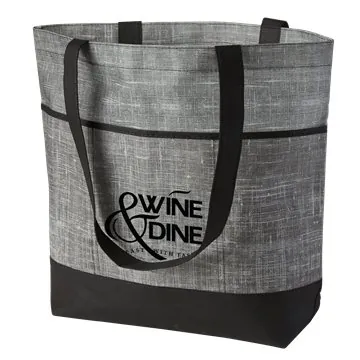 Image of 150 Customized Distress-It Non-Woven Tote - Denim Look