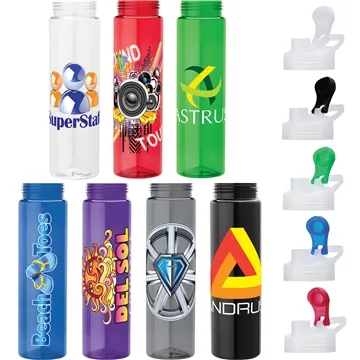 Image of 144 Custom Newport VII 25 oz Water Bottle w/ Integrated Handle - ...