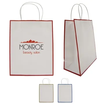 Image of 250 Custom Laminated Paper Gift Bag