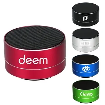 25 Customized Hockey Puck Bluetooth Speaker - Stereo Pairing