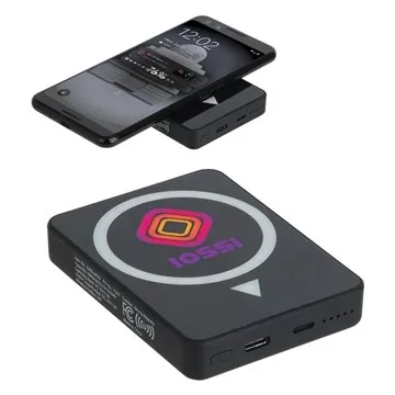 Image of 25 Customized Arc 5000mAh Power Bank with Magnetic Wireless ...