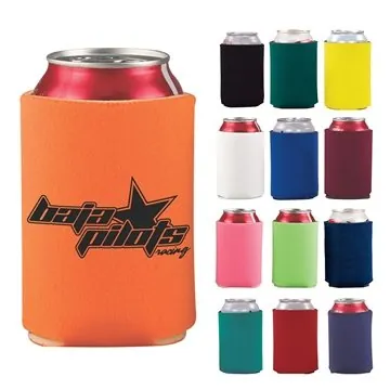 Image of 300 Customized Collapsible Foam Can Cooler Holder - 2 Sides - 20oz ...