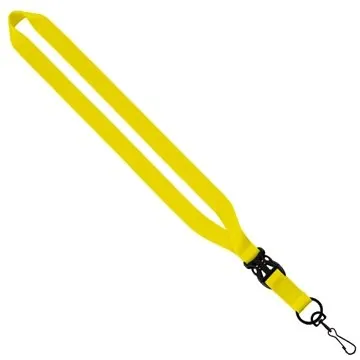 Image of 100 Customized 3/4" Polyester Lanyard with Slide Buckle Release & ...