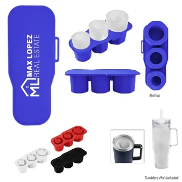 96 Custom Intrepid Hollow Ice Cube Mold For 40 Oz. Tumblers - ...