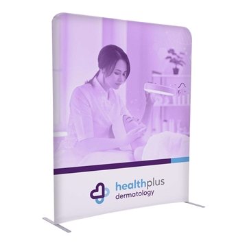 5'W x 72H EuroFit Straight Wall Kit (Recycled Polyester Knit) - Double Sided