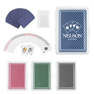 Image of 100 Custom Playing Cards In Case - Reusable