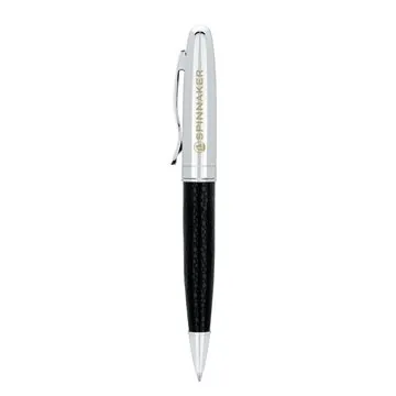 Image of 25 Customized Cirino Ballpoint & Matching Tube Case - Faux Leather
