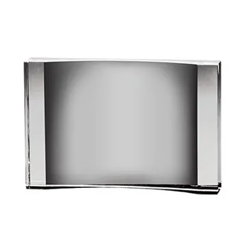 Image of 1 Promotional Bacia Concave Cut Block - Crystal