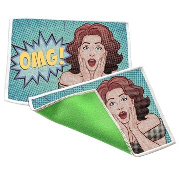 Dual Sided Microfiber/Terry Cloth - Screen Safe & Reusable