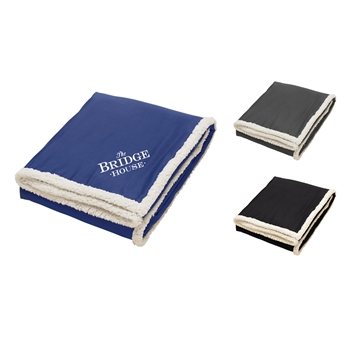 Image of 48 Promotional Sherpa Blanket - Fleece