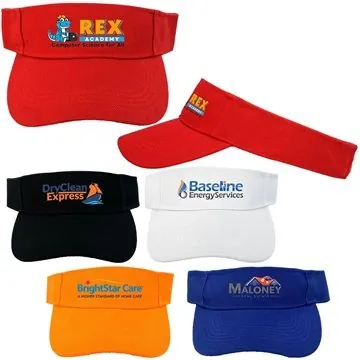 100 Promotional Vibrant Visor - Adjustable