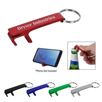 Image of 250 Promotional Knox Key Chain With Phone Holder - Bottle Opener