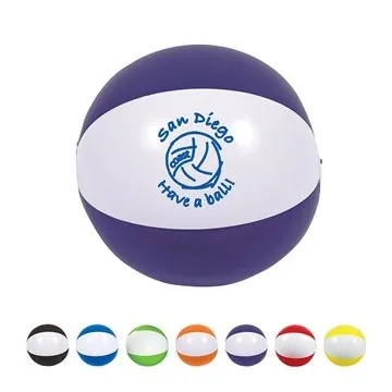 Image of 200 Customized 16" Two-Tone Beach Ball - Vinyl
