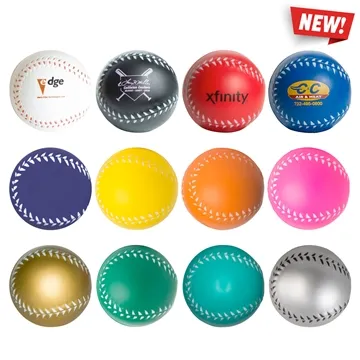 Image of 150 Custom Baseball Stress Reliever - Squeezable